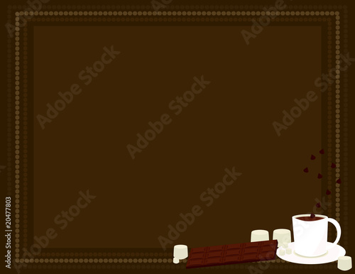 Hot chocolate background 4