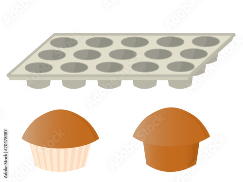 muffins and pan