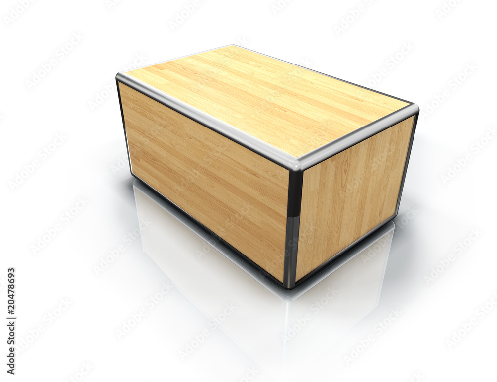 Drop shipping 3D freight wooden crate box illustration Drop shipping 3D freight wooden crate box illustration