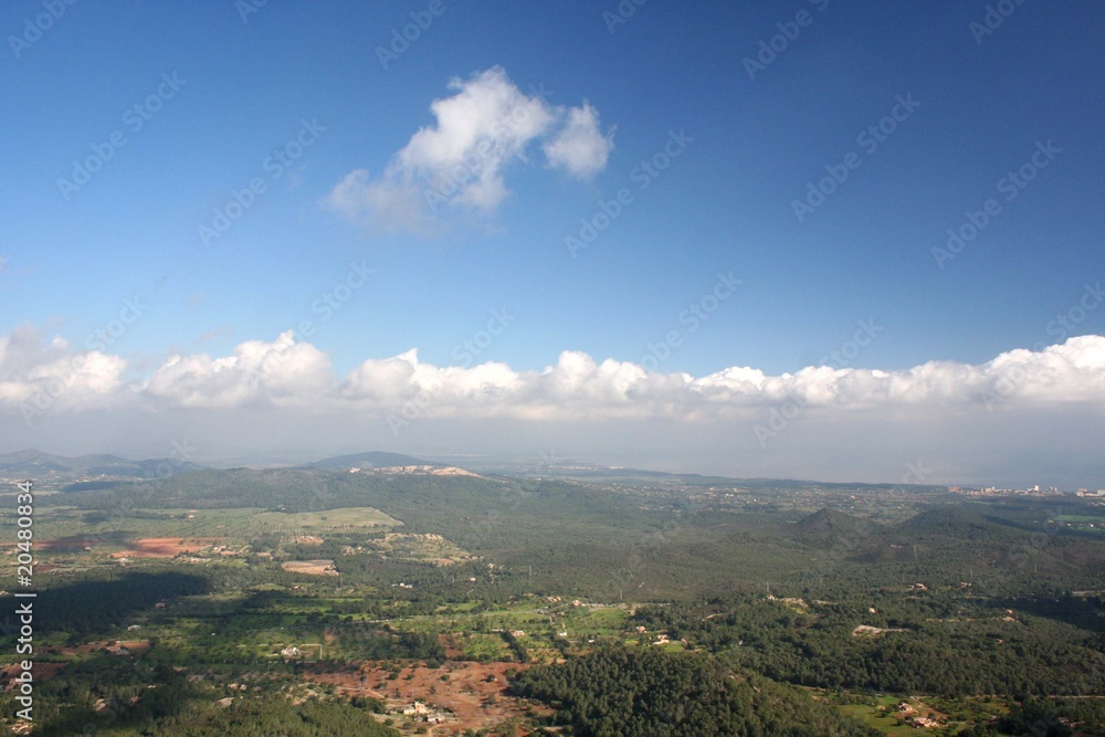 Naklejka premium Puig de San Salvador Mallorca