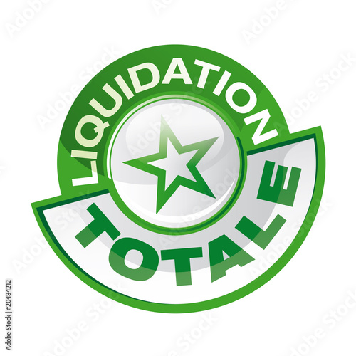 icone / bouton  liquidation totale