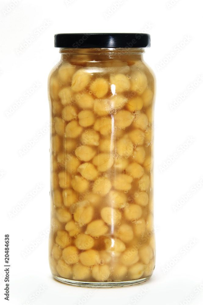 pot of chickpeas pot of chickpeas