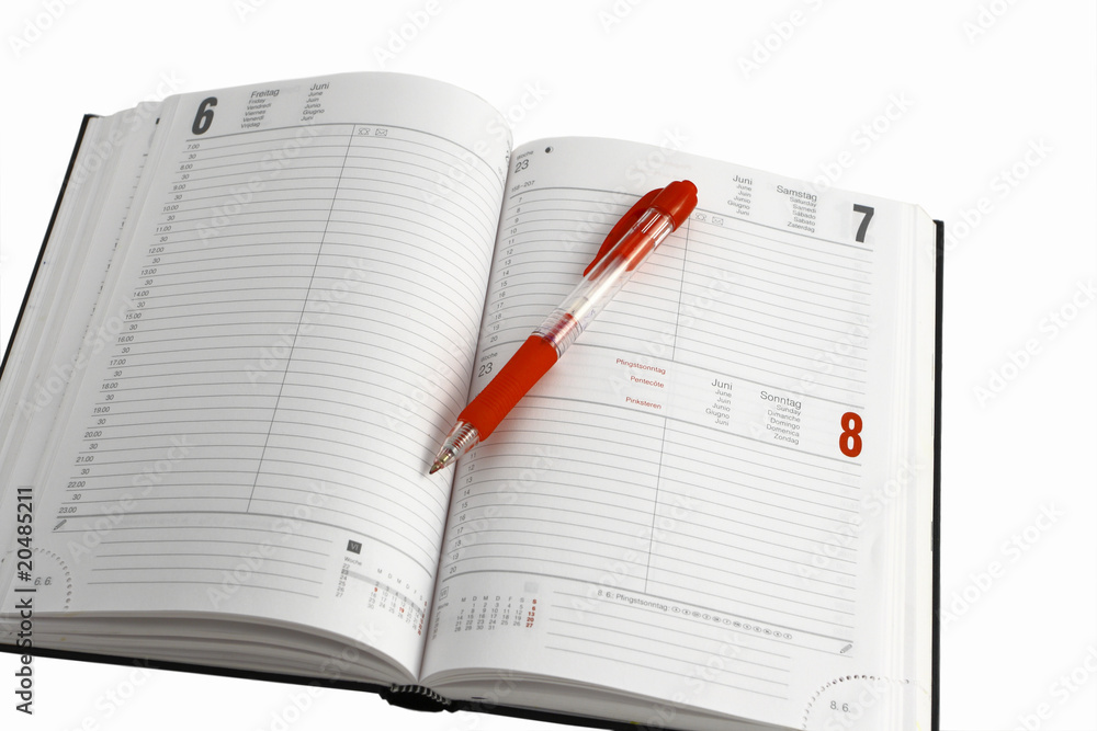 © Milosz Bartoszczuk - diary on the white background © Milosz Bartoszczuk - diary on the white background