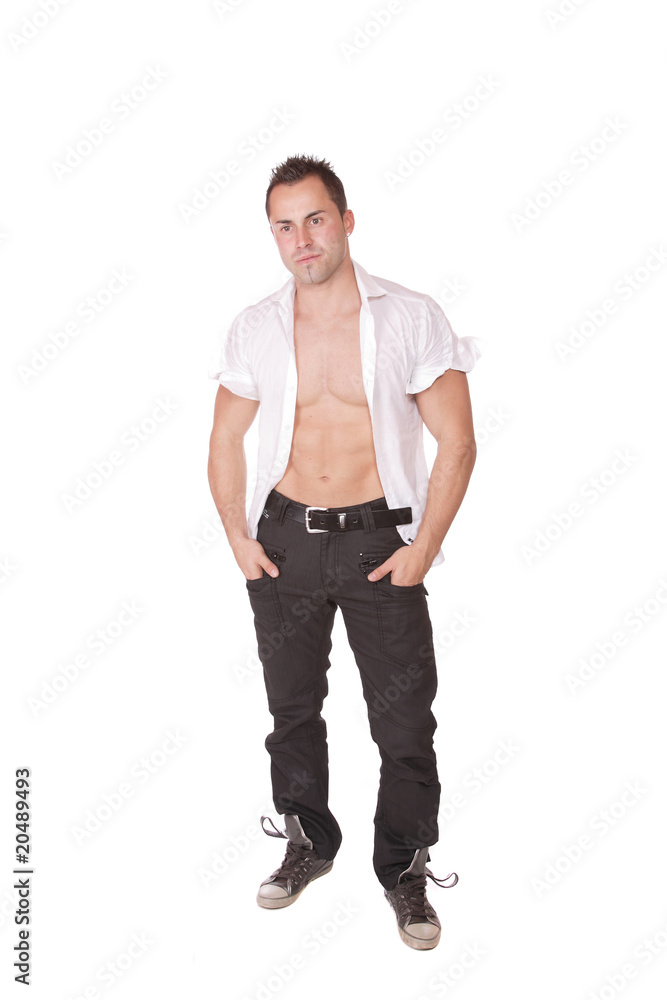 Studio portrait of handsome man Studio portrait of handsome man
