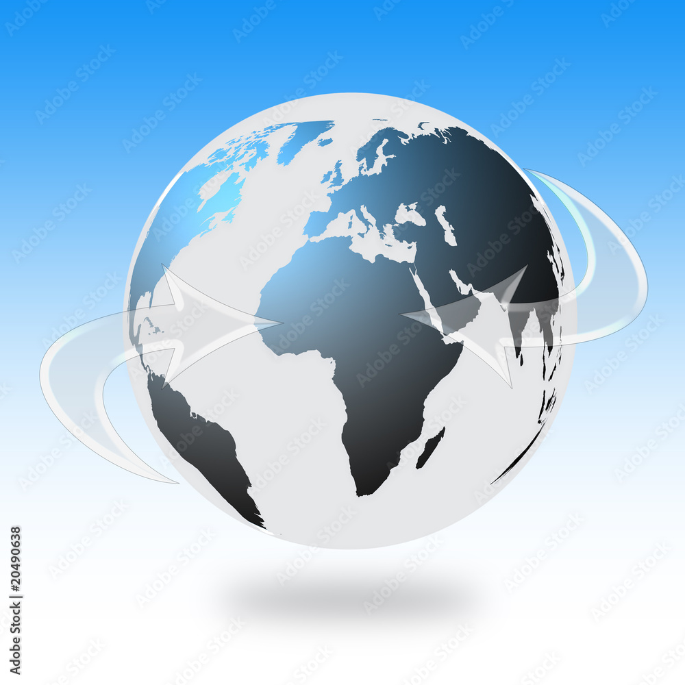 Naklejka premium World