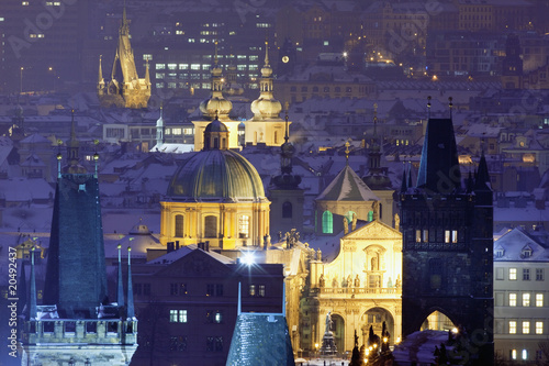 Photography prague - spires of the old town