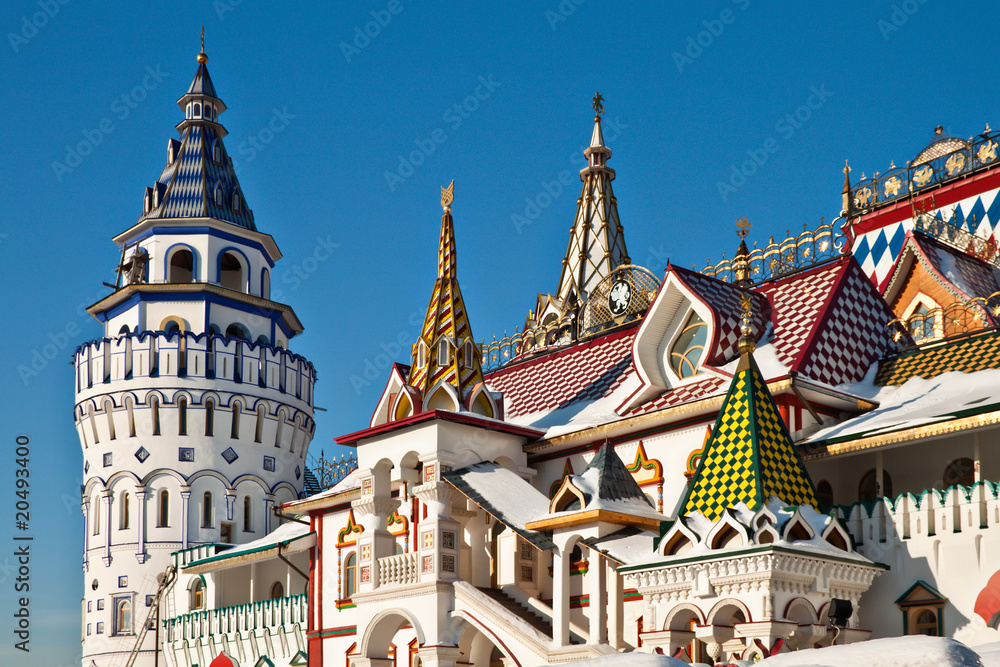 Fototapeta premium Izmailovskiy Kremlin in Moscow