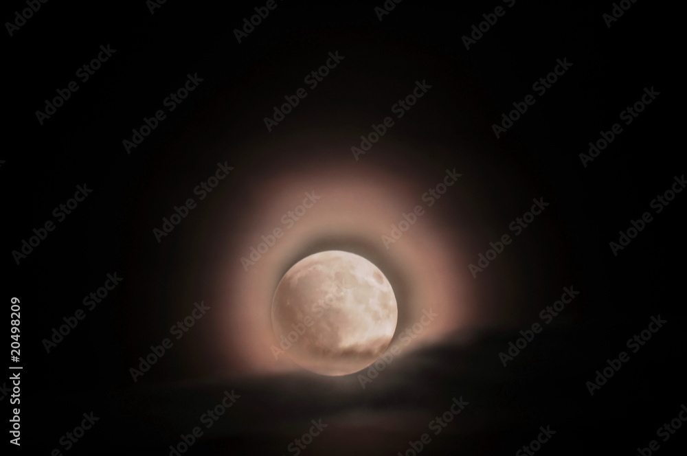 Vollmond im Nebel Vollmond im Nebel