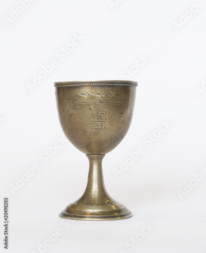 ancient silver wine-glass
