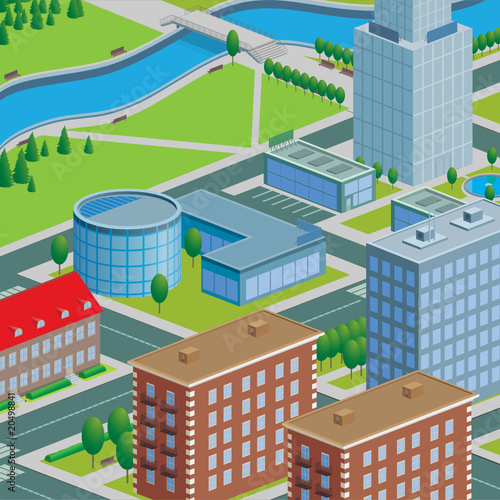 isometric city