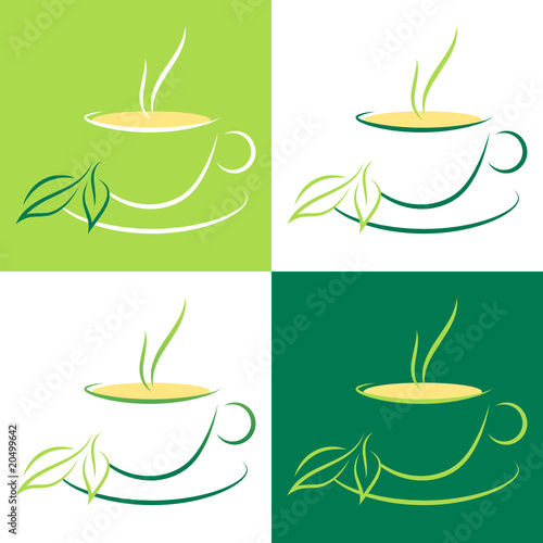 Teacup & 2 Tealeafs