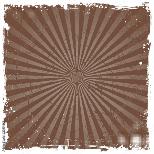 grunge starburst