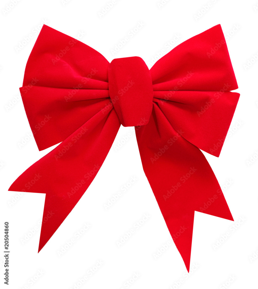 Fototapeta premium Red velvet Bow
