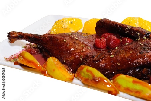 chicken with cherry sauce