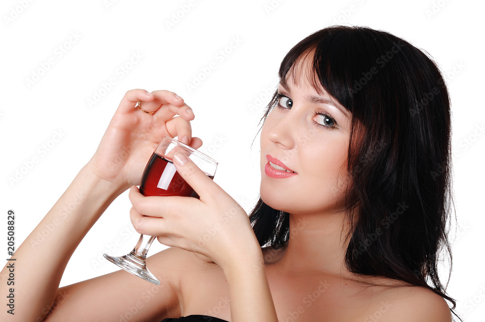 playful young charming brunette playful young charming brunette