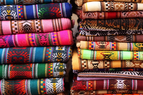 Colorful blankets