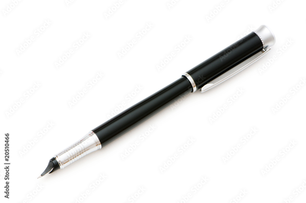 Writing pen isolated on the white background Writing pen isolated on the white background