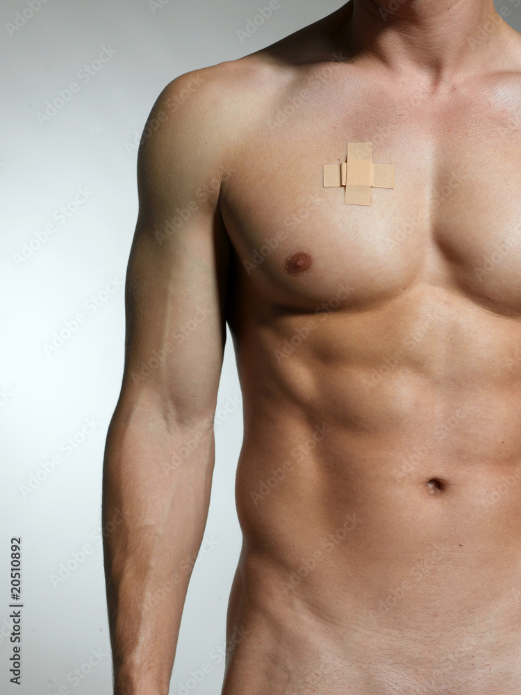 Fototapeta premium männerbrust