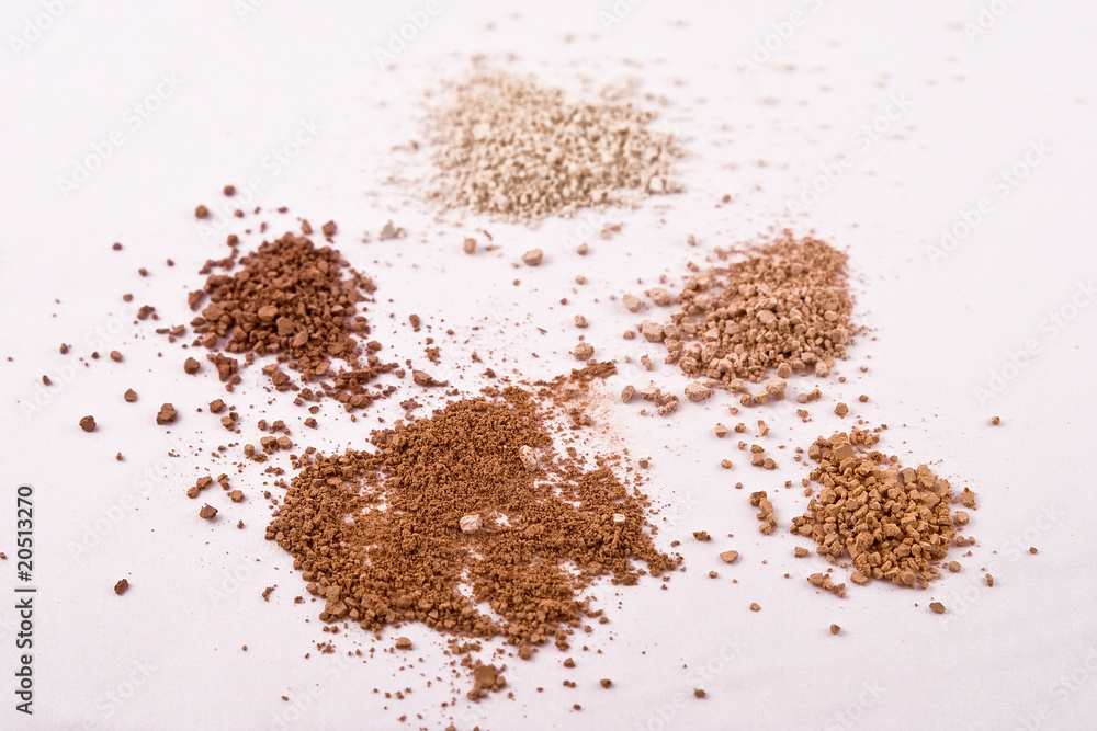 5 Shades of Mica Mineral Powder Cosmetics