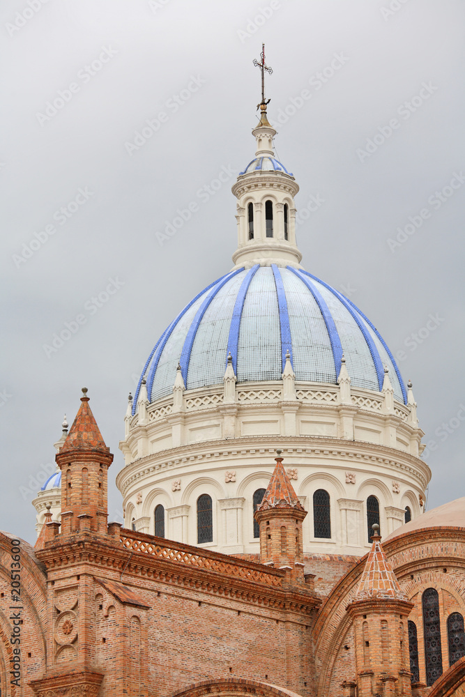 Cathedral Of The Immaculate Conception In Cuenca, Ecuador