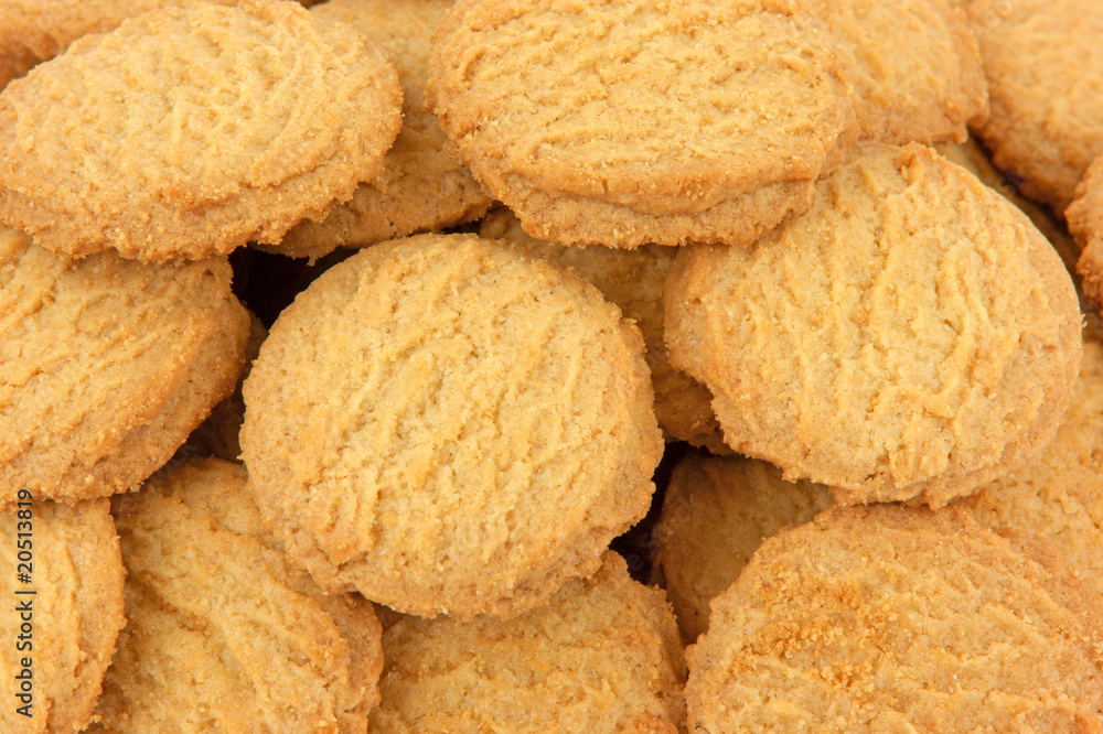 Close view of vanilla wafer cookies Close view of vanilla wafer cookies