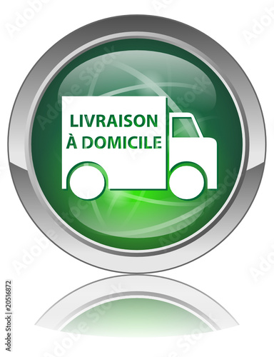 Bouton LIVRAISON A DOMICILE (Transport Express Service Gratuite)