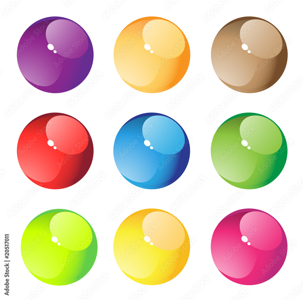 Round transparent aqua button Round transparent aqua button