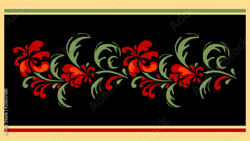 floral designe for carpet