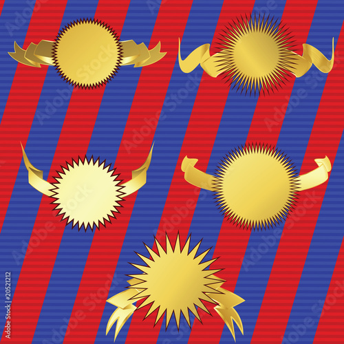 Shield and banner