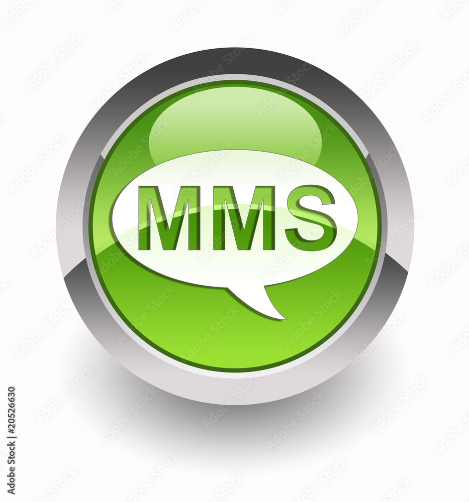 ''MMS'' glossy icon