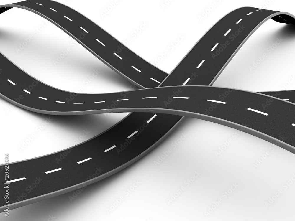Naklejka premium road knot