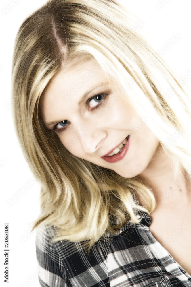 Naklejka premium women Face Portrait