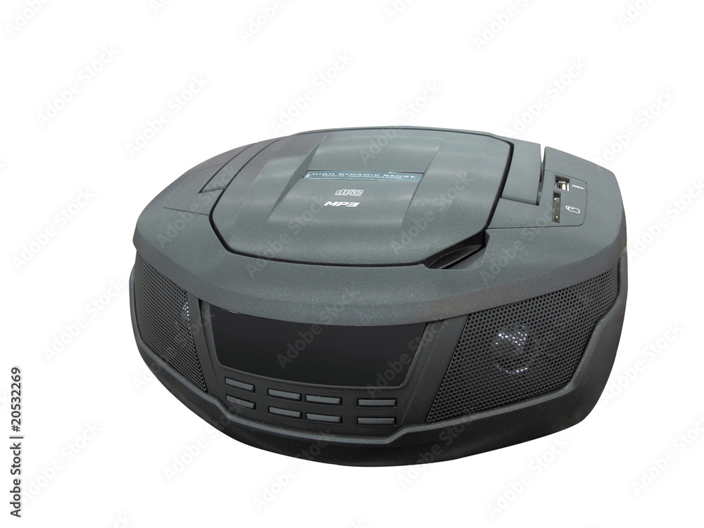 Portable radio cassette recorder with CD/MP3 player Portable radio cassette recorder with CD/MP3 player