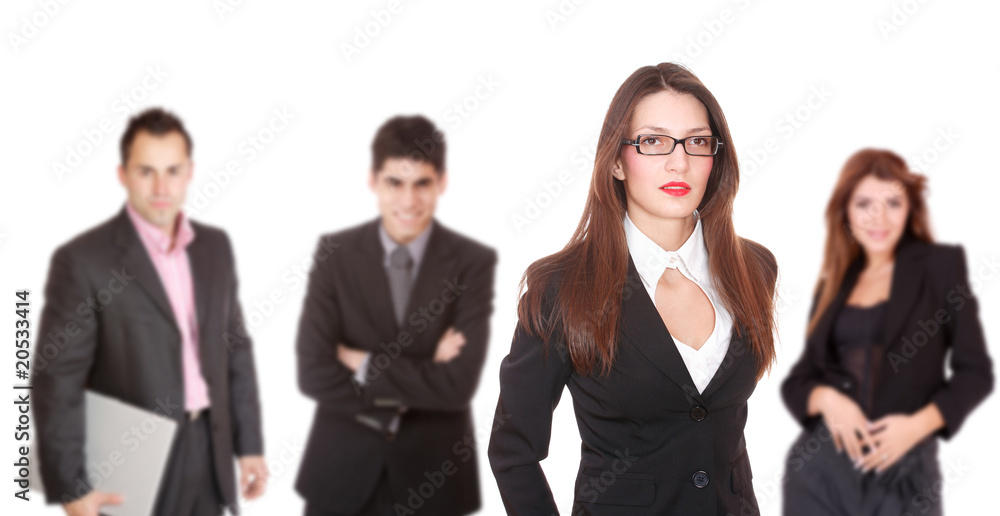 Portrait of a successful business team Portrait of a successful business team
