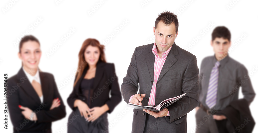 Portrait of a successful business team Portrait of a successful business team