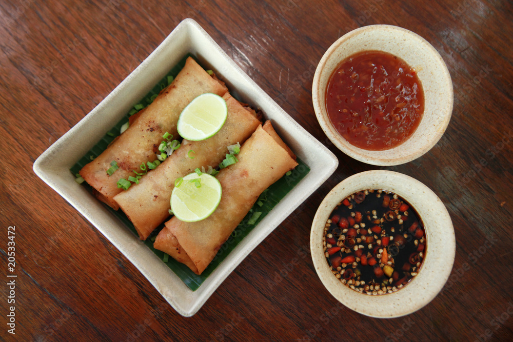 spring roll asia food spring roll asia food