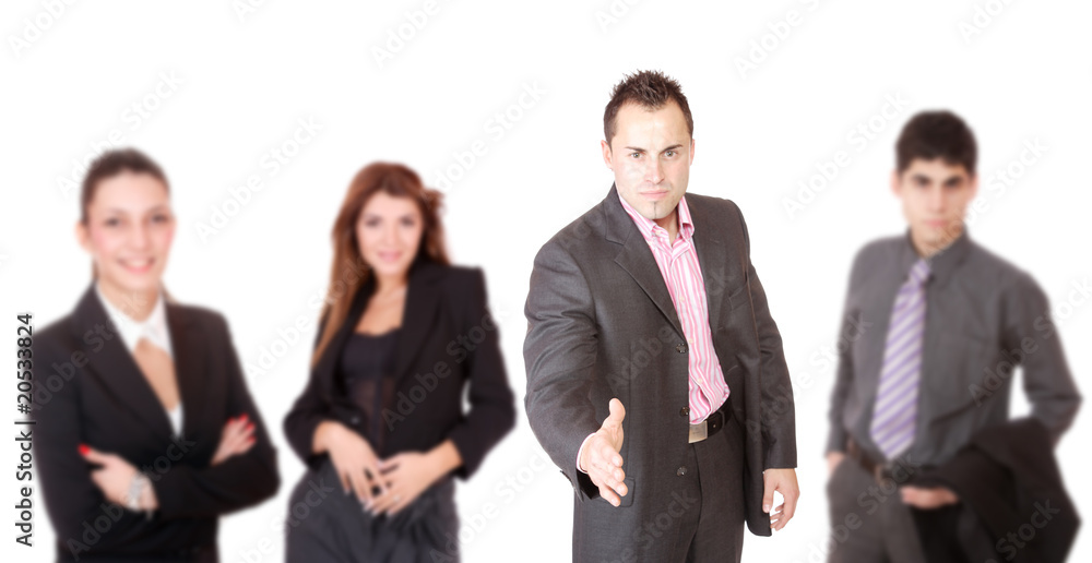 Portrait of a successful business team Portrait of a successful business team