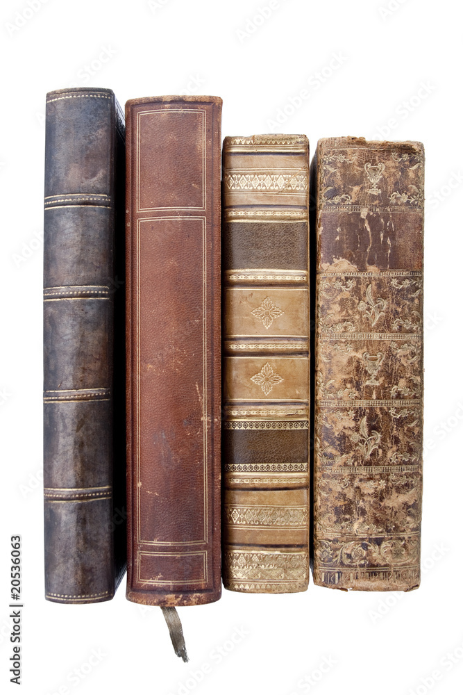Fototapeta premium Old leather Books