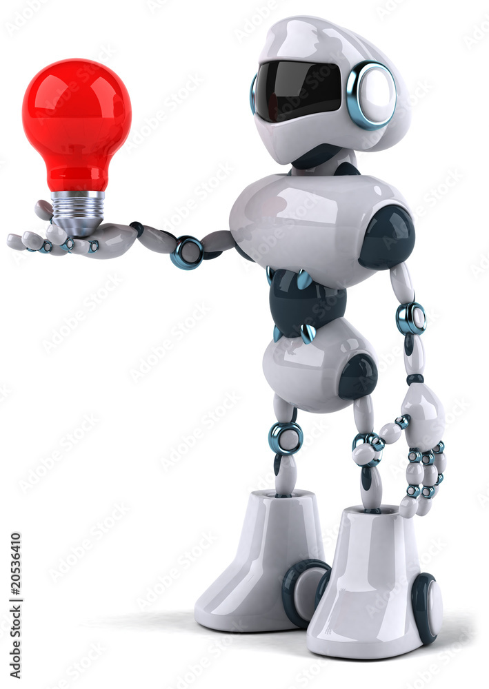 Robot et ampoule Robot et ampoule