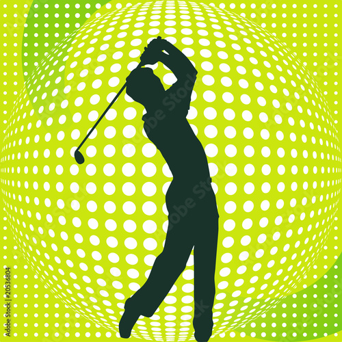 Tableau sur toile Golf-Player