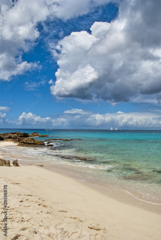Maho Bay, Saint Maarten Coast, Dutch Antilles