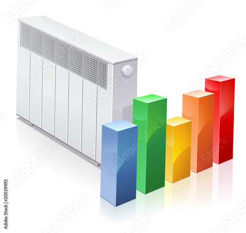 Radiateur et ses statistiques (reflet)