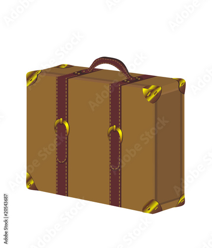 Old vintage suitcase