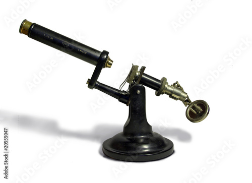 old  manual microscope
