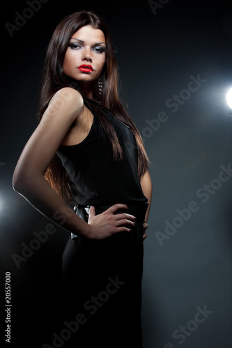 alluring elegant woman
