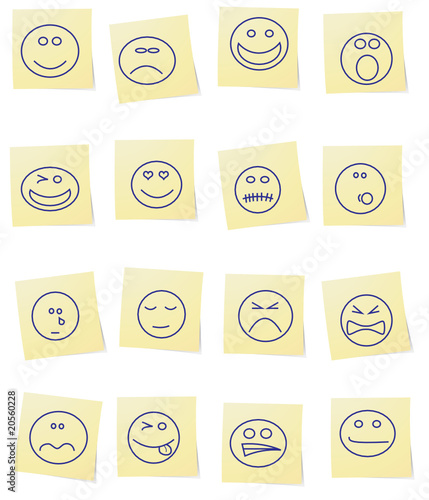Post it Smileys