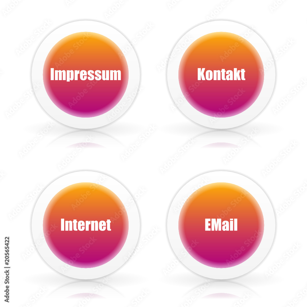 buttons impressum kontakt internet email buttons impressum kontakt internet email