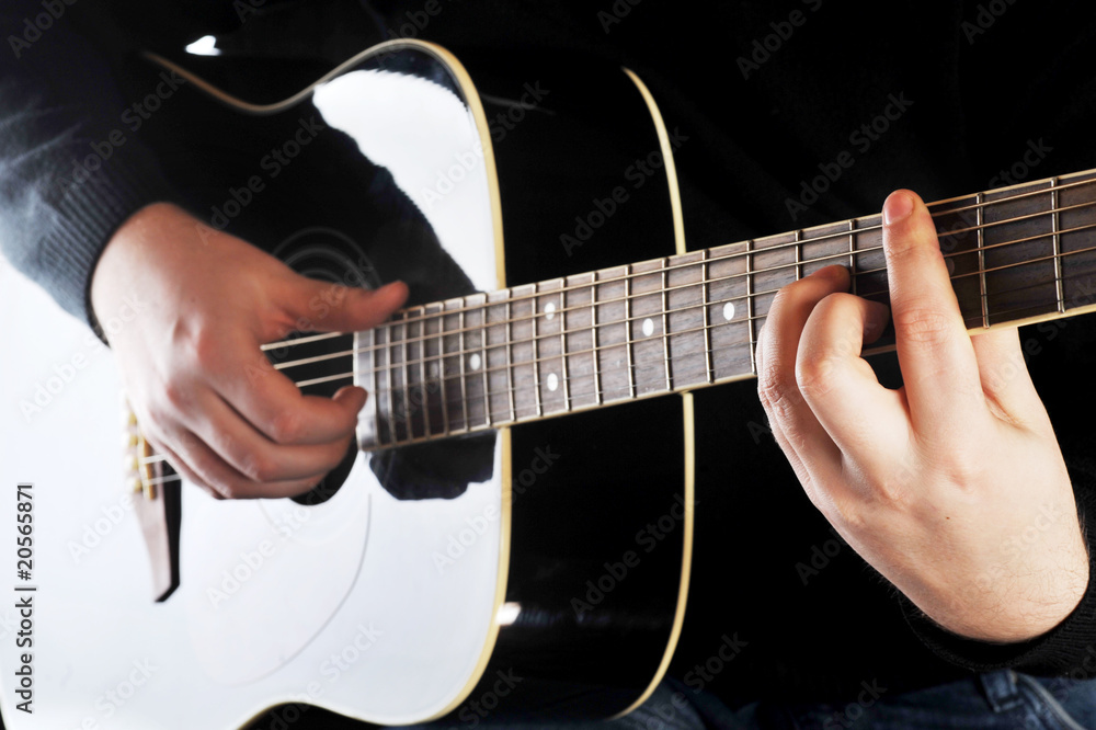 Fototapeta premium black guitar