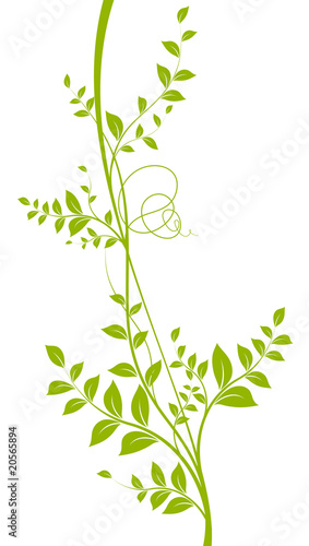 vecteur série - floral design - arbre en courbes vectorielles