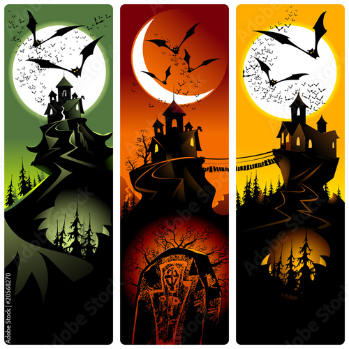 Halloween banners.